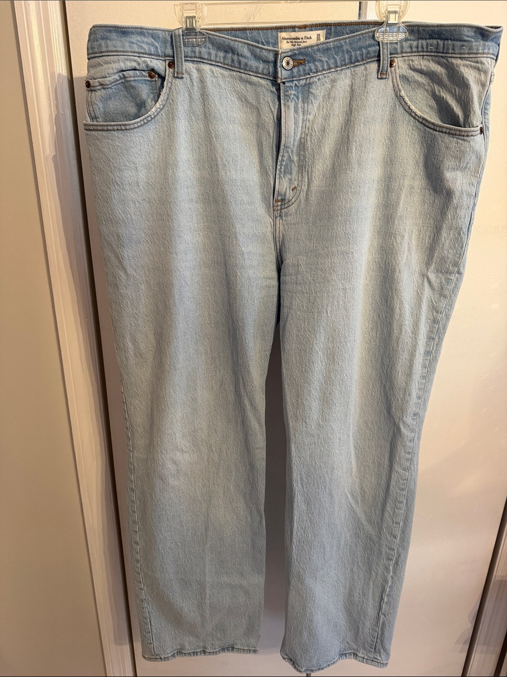 Abercrombie & Fitch Light Blue High-Rise Jeans